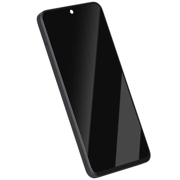 LCD-skärm + Touchglas för Honor X8a - AVIZAR - Svart - Härdat glas - Förmonterad på chassi - 5,5 tum