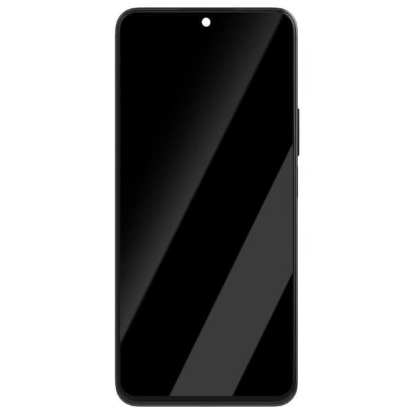 LCD-skärm + Touchglas för Honor X8a - AVIZAR - Svart - Härdat glas - Förmonterad på chassi - 5,5 tum