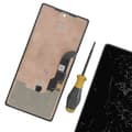 Miniatyrbild 4 av 4: LCD-skärm och pekglas för Google Pixel 7a Relife Black