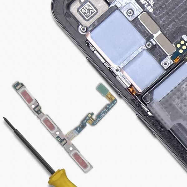Ström- och volymknappskabel till Samsung Galaxy S23 FE - RELIFE - Svart