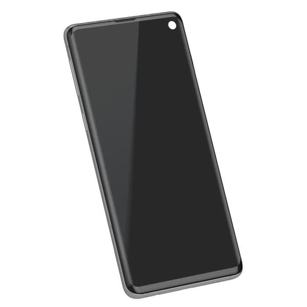 Komplett enhet för Samsung Galaxy S10 LCD + Touch Glass + Samsung Silver Chassi