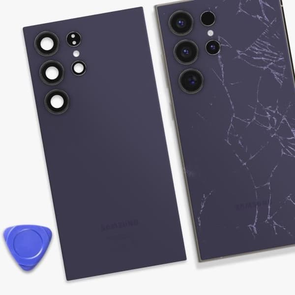 Original bakruta till Samsung Galaxy S24 Ultra Samsung Dark Purple
