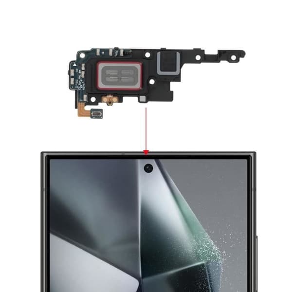 Intern högtalare för Samsung Galaxy S24 Ultra och Samsung NFC-antenn Svart