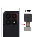 Miniatyrbild 3 av 4: 2MP Macro Lens för Honor X8a Relife Black - Bakre kamera - Kvalitetsersättningsdel