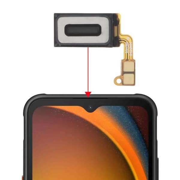Intern högtalare för Samsung Galaxy Xcover 7 Original Samsung Black