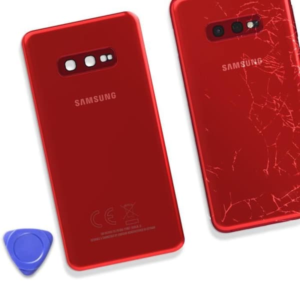 Bakruta till Samsung Galaxy S10e Original Service Pack Samsung Red