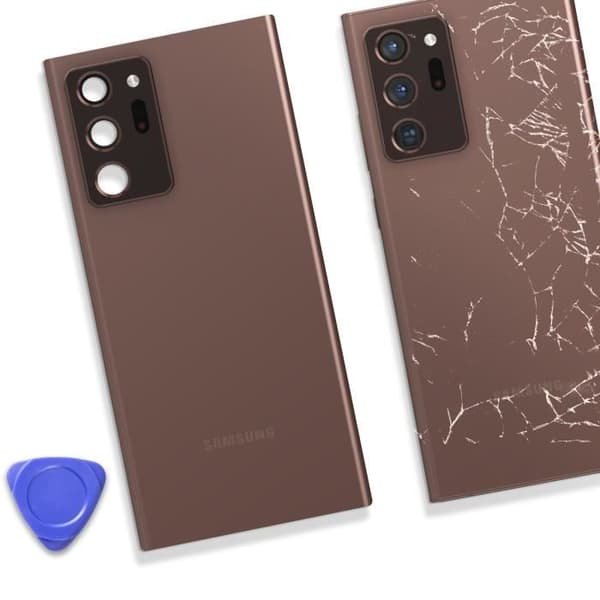 Bakglas till Samsung Galaxy Note 20 Ultra Original Service Pack Samsung Bronze