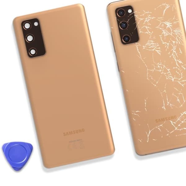 Bakruta till Samsung Galaxy S20 FE Original Service Pack Samsung Orange