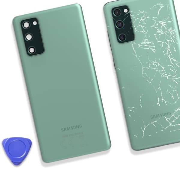 Bakglas till Samsung Galaxy S20 FE Original Service Pack Samsung Green