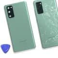 Miniatyrbild 4 av 4: Bakglas till Samsung Galaxy S20 FE Original Service Pack Samsung Green