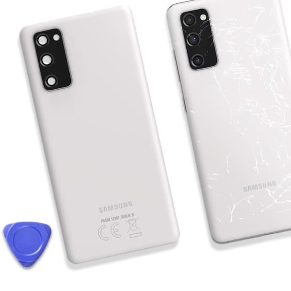 Bakruta till Samsung Galaxy S20 FE Original Service Pack Samsung White