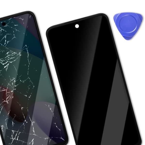 Skärm för Xiaomi Redmi 10 LCD + Touch Glass + Xiaomi grått chassi