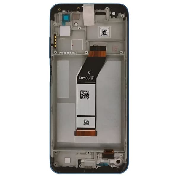 Skärm för Xiaomi Redmi 10 LCD + Touch Glass + Xiaomi grått chassi