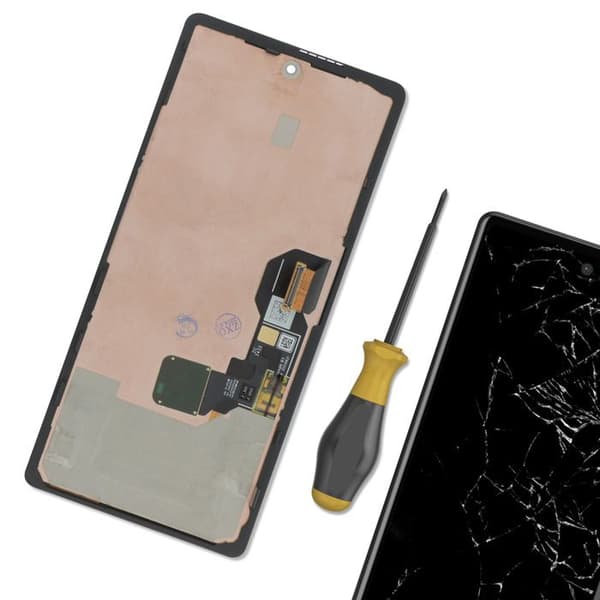 LCD-skärm och pekglas för Google Pixel 6a Relife Black