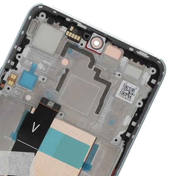 LCD-skärm + pekskärm + chassi Xiaomi för Xiaomi Poco F5 5G - Vit