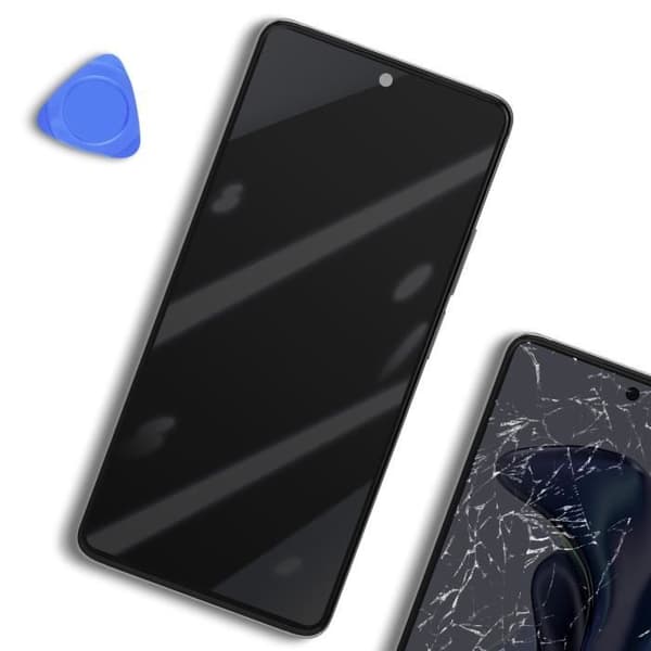 LCD-skärm + touchglas + vit chassi för Xiaomi 11T / Poco F4 GT