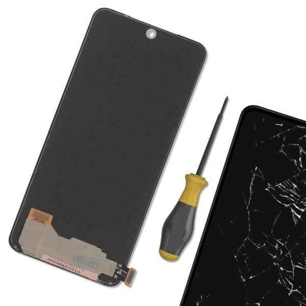 LCD-skärm och pekglas för Xiaomi Redmi Note 11 och 11s Relife Black