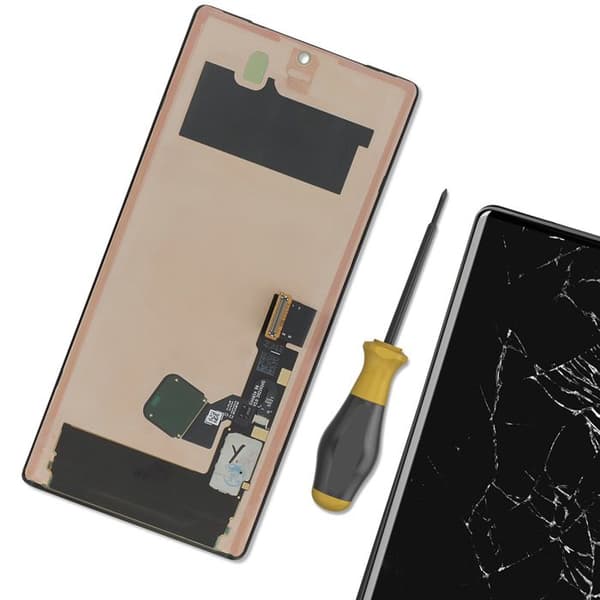 LCD-skärm och pekglas för Google Pixel 6 Pro Without Frame Relife Black