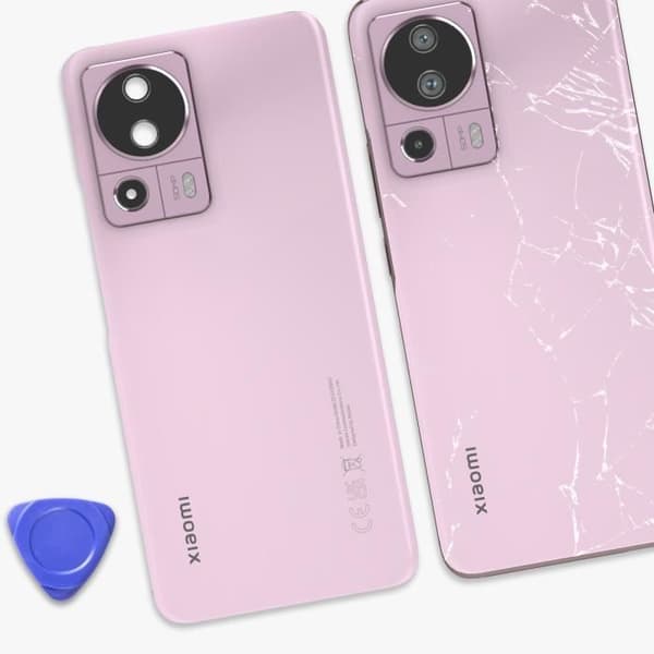 Bakruta till Xiaomi 13 Lite - XIAOMI - Rosa - Officiell del - Service Pack