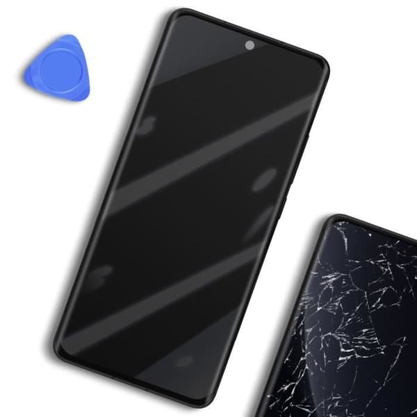 Skärm för Xiaomi 12 Pro - XIAOMI - LCD + Touchglas + Chassi - Grå - Härdat glas