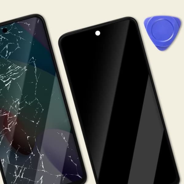 Skärm för Xiaomi Redmi 10 2022 LCD + pekglas + Xiaomi grått chassi