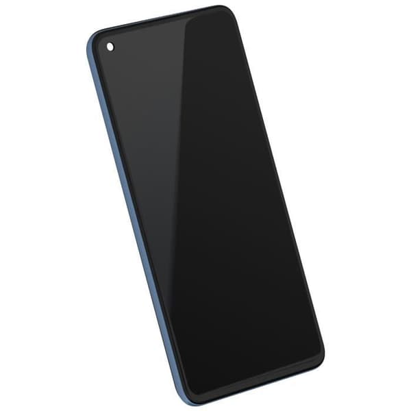 Skärm för Xiaomi 11 Lite 5G NE LCD + Touch Glass + Xiaomi blått chassi
