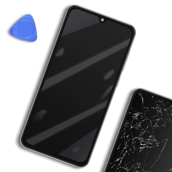 Skärm för Xiaomi Mi 9 Lite LCD + Touch Glass + Xiaomi White Chassi