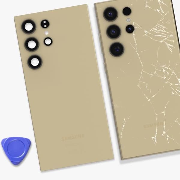 Original bakruta till Samsung Galaxy S24 Ultra Samsung Beige