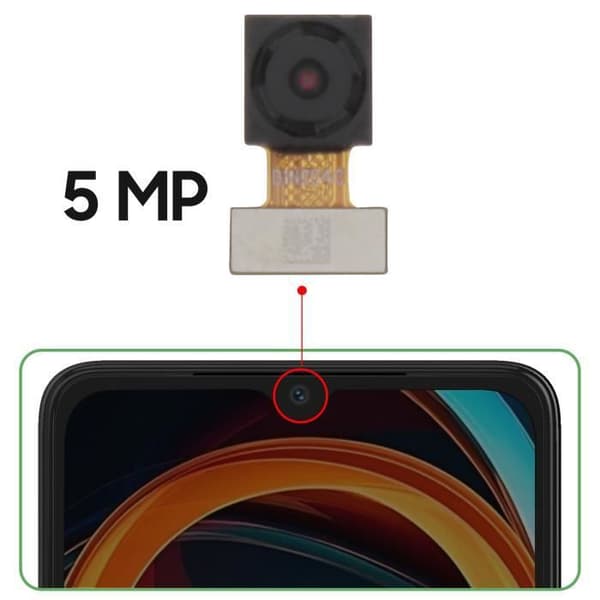 Frontkamera - RELIFE - Xiaomi Redmi A3 - 5MP Selfie Sensor - Svart