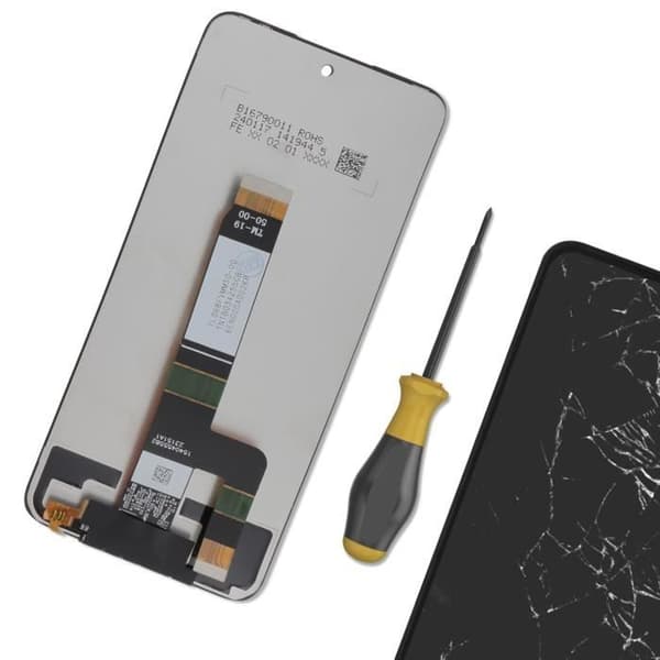 LCD-skärm och Touchscreen för Xiaomi Redmi 12 - RELIFE - Svart - Härdat glas - 5,5 tum - Android