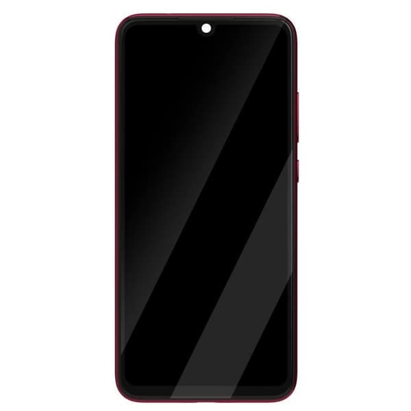 Skärm för Xiaomi Redmi Note 7 LCD + Touch Glass + Original Xiaomi Red Chassis
