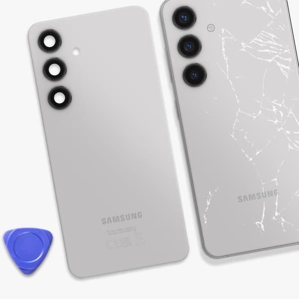 Original bakruta till Samsung Galaxy S24 Samsung Silver