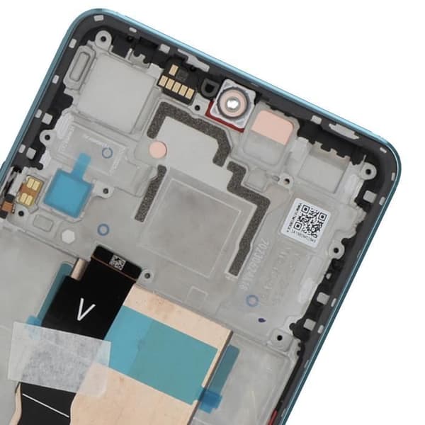 LCD-skärm + Pekskärm + Turkos chassi för Xiaomi Poco F5 5G - XIAOMI