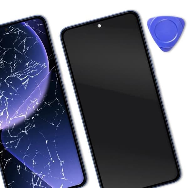LCD-skärm + touchglas för Xiaomi 13T och 13T Pro - XIAOMI - Lavendel - Härdat glas - Förmonterad på chassi