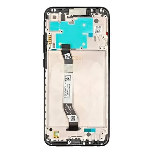 LCD-skärm + Touchskydd + Svart chassi för Xiaomi Redmi Note 8 - Officiell och lätt att installera