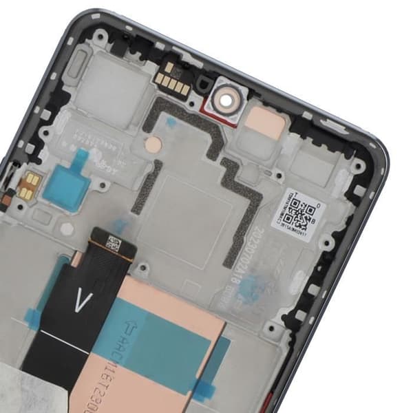 Skärm för Xiaomi Poco F5 5G LCD + Touch Glass + Xiaomi svart chassi