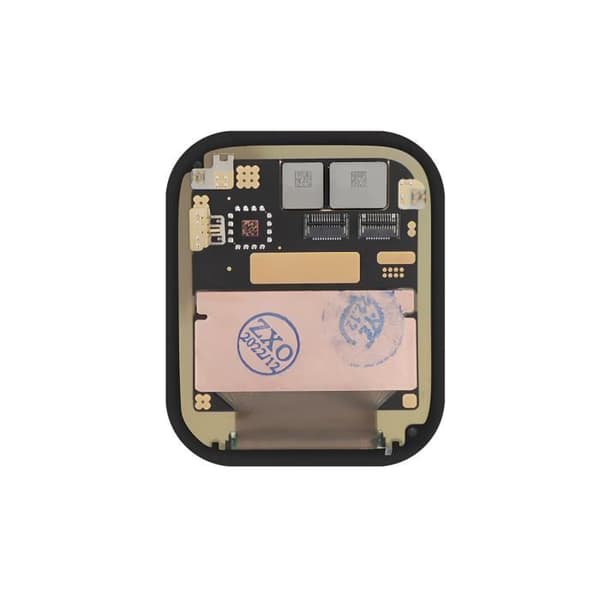 LCD-skärm och pekglas för Apple Watch 7 (45 mm) ReLife - Svart - Skärmbyte - Härdat glas