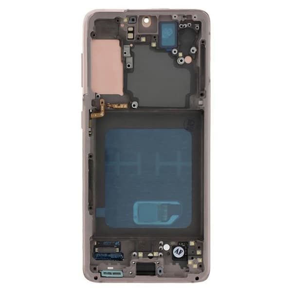Full LCD Screen for Samsung Galaxy S21 - RELIFE - Lavender - Touch Glass and Frame