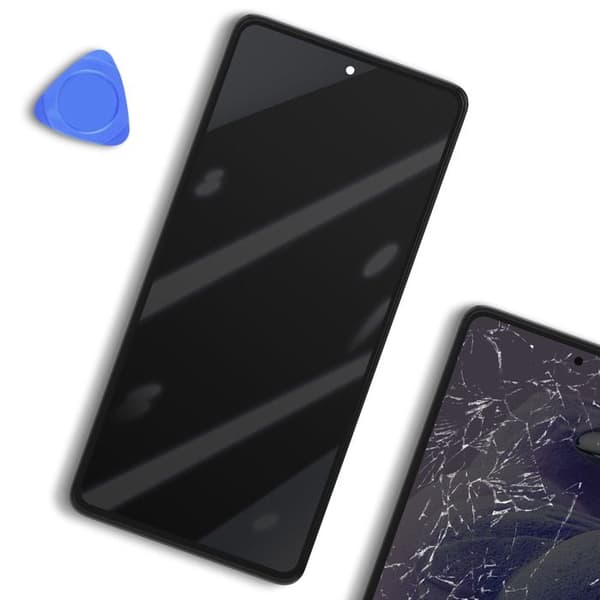 LCD-skärm för Xiaomi Redmi Note 12 Pro Plus 5G med svart Xiaomi-chassi