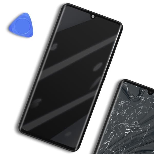 Skärm för Xiaomi Mi Note 10/10 Pro LCD + Touch Glass + Xiaomi svart chassi