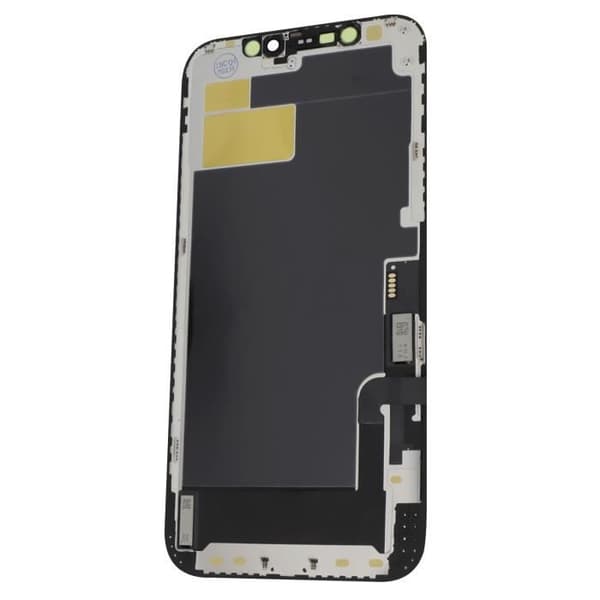LCD-skärm Alcalian för iPhone 12 - AVIZAR - Svart pekskärm - Härdat glas - 5,5 tum - iOS