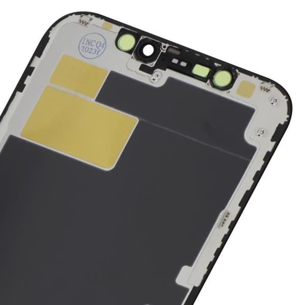 LCD-skärm Alcalian för iPhone 12 - AVIZAR - Svart pekskärm - Härdat glas - 5,5 tum - iOS