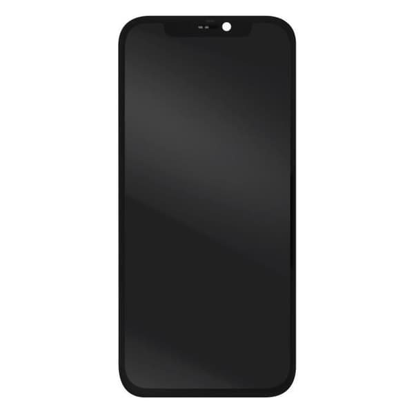 LCD-skärm Alcalian för iPhone 12 - AVIZAR - Svart pekskärm - Härdat glas - 5,5 tum - iOS