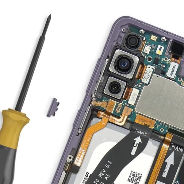 Strömknapp för Samsung Galaxy S21 FE Lavendel - AVIZAR - Ersättning av hög kvalitet - Lila - 0 g