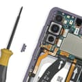 Miniatyrbild 4 av 4: Strömknapp för Samsung Galaxy S21 FE Lavendel - AVIZAR - Ersättning av hög kvalitet - Lila - 0 g
