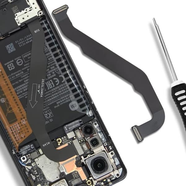 Skärmkabel till Xiaomi 12 Black - AVIZAR - Ersättningsdel av hög kvalitet - 10 g