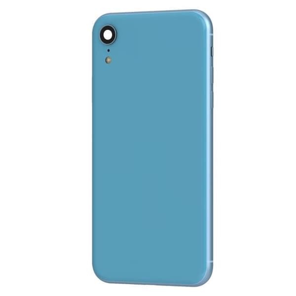 Komplett chassi för iPhone XR - AVIZAR - Blå - Centralram och bakruta