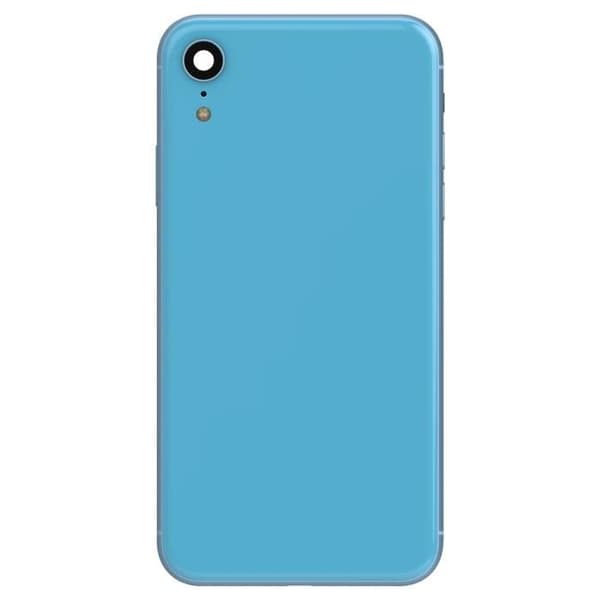 Komplett chassi för iPhone XR - AVIZAR - Blå - Centralram och bakruta