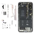 Miniatyrbild 3 av 4: Interna komponentfästen för iPhone X - AVIZAR - Svart - Effektiv hållning och blockering