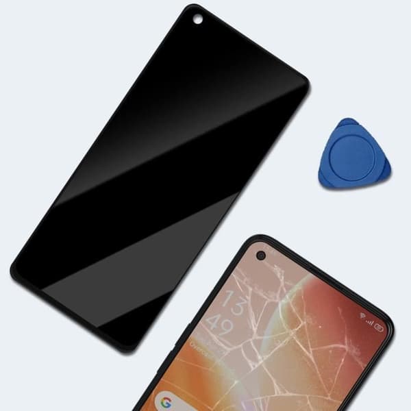 LCD-skärm och pekglas för Oppo Find X3 Lite Black